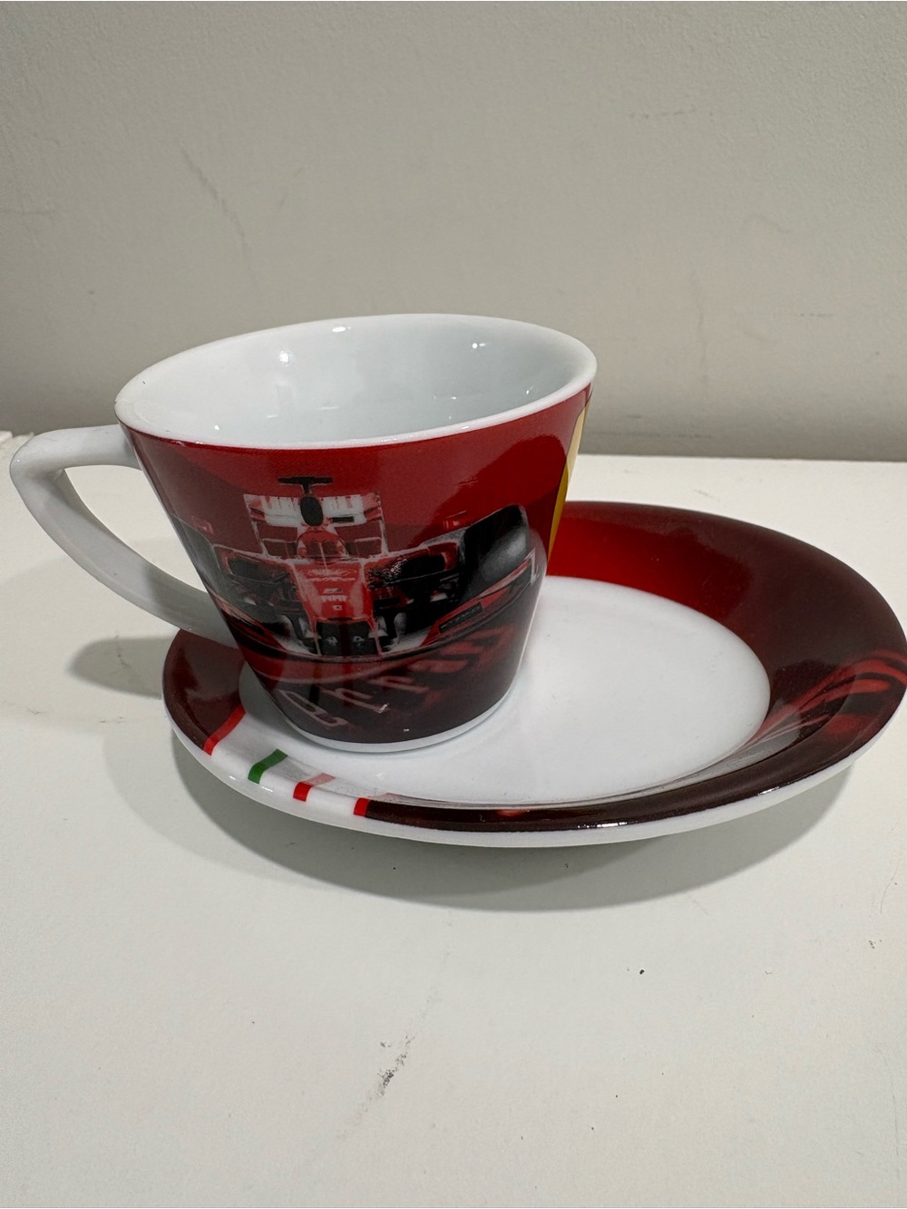 Vintage Ferrari espresso and Saucer Set